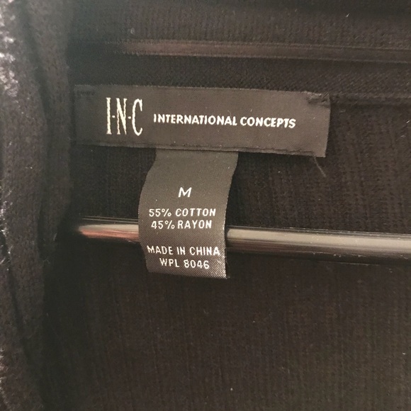 INC cardigan and shirt - Picture 3 of 6